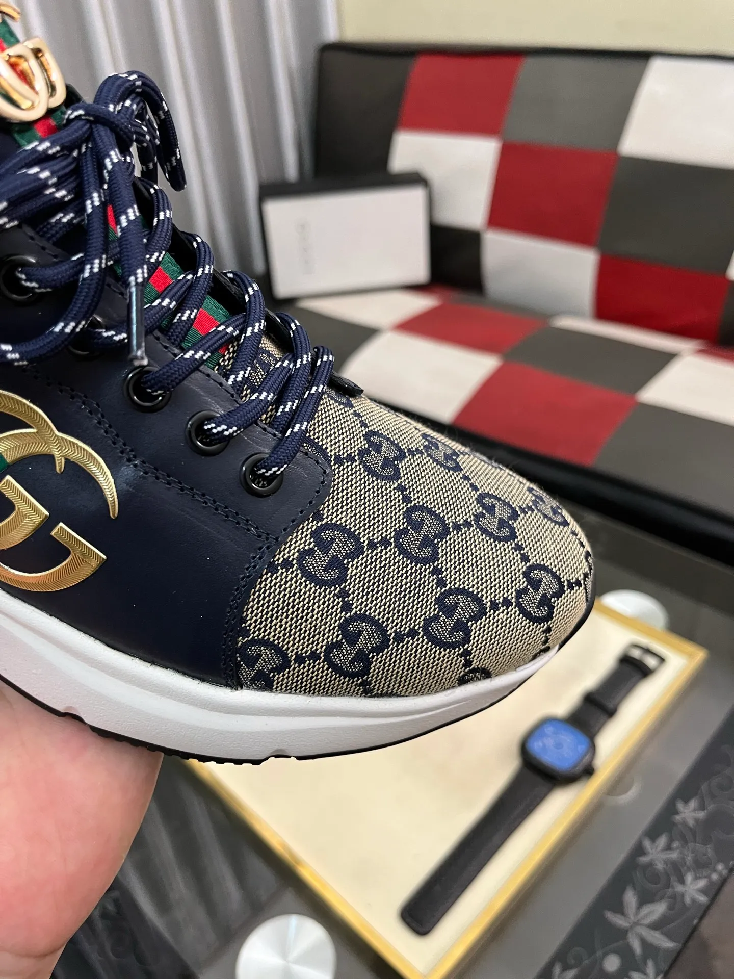 Men's Men's Shoes 💰458 ⌚️⌚️[GUCCI] Gucci men's casual shoes are absolutely popular 🔥The ultimate matching item for trendy men! The charm of super texture is irresistible, the main recommendation, the flower leather color is bright! The upper is made of high-quality brand printed fabric with cowhide, breathable leather lining and wear-resistant rubber sole, noble and elegant! Extremely comfortable🎁🎁You can be as handsome as you want💪 38-445⃣️colors available